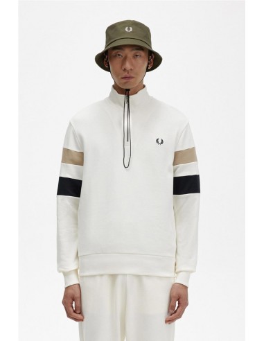 FRED PERRY-SWEAT HALF ZIP